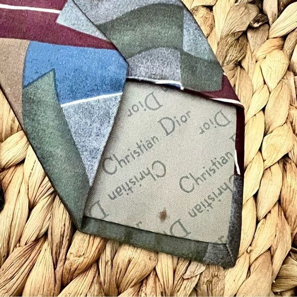 Christian Dior Vintage 90’s Collection of Italian Silk Ties - Picture 4 of 4